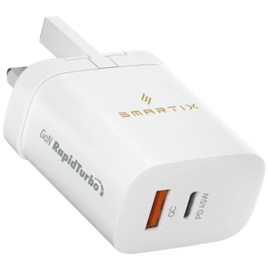 [6290360803289] Smartix Premium 45W Gan Power Adapter White