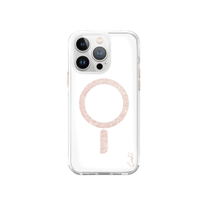 [UNIQ-IP6.1P(2023)-GLCMRGLD] Uniq Coehl Iphone 15 Pro 6.1  Magnetic Charging Glace - Rose Gold (Rose Gold)