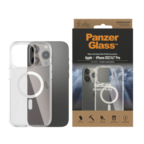PanzerGlass HardCase Clear MagSafe iPhone 2022 6.1" Pro