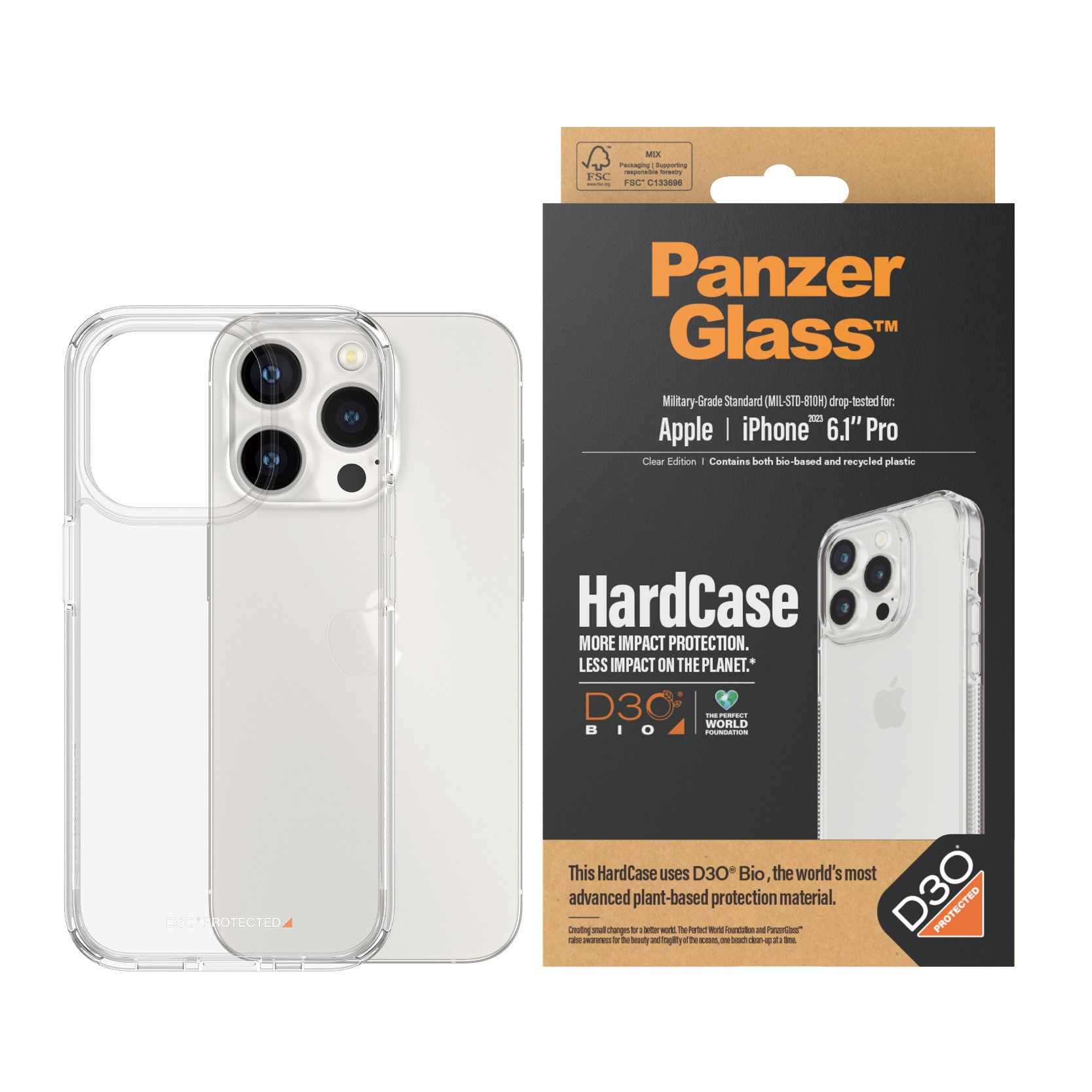 PanzerGlass iPhone 2023 6.1" Pro - Hardcase with D3O