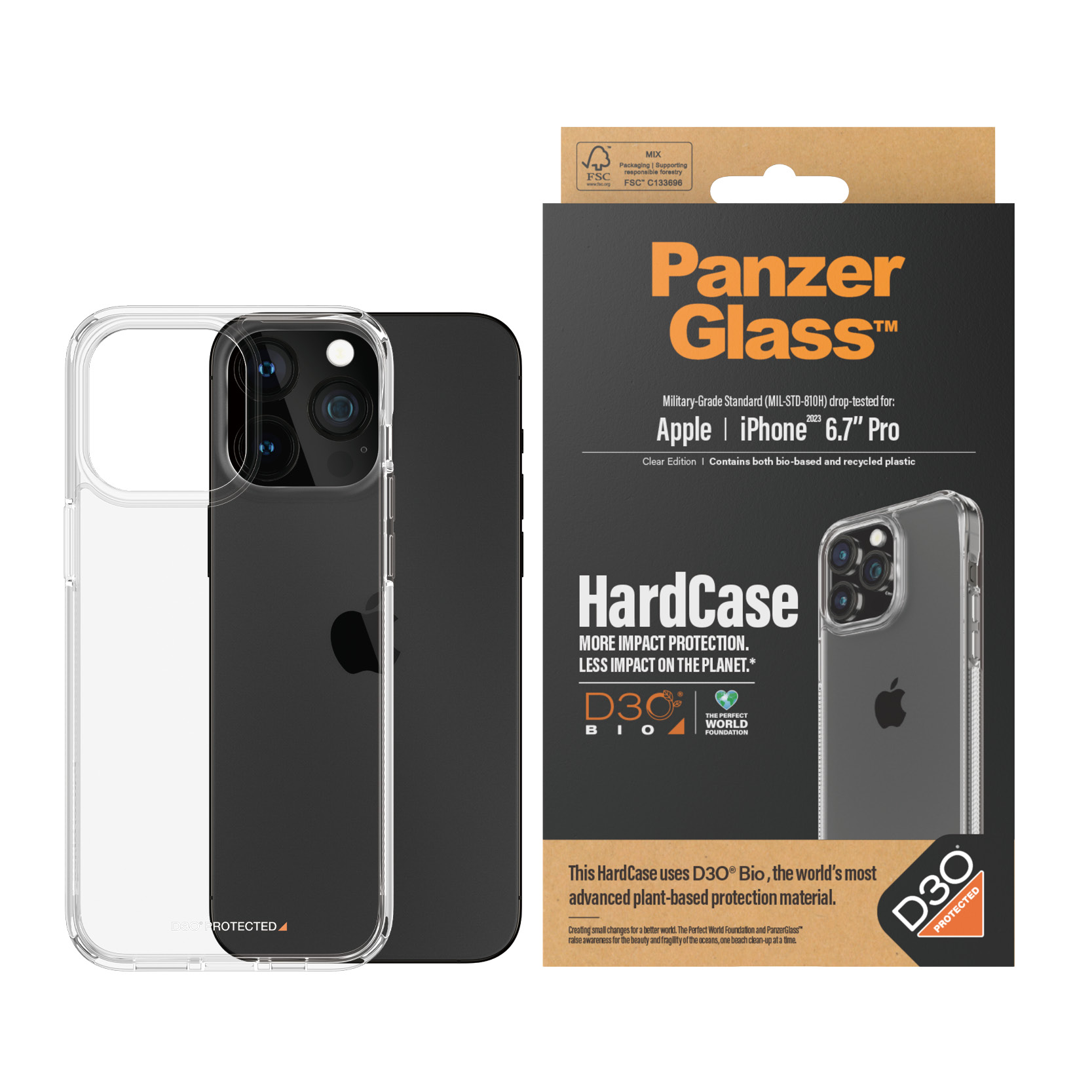PanzerGlass iPhone 2023 6.7" Pro Max - Hardcase with D3O