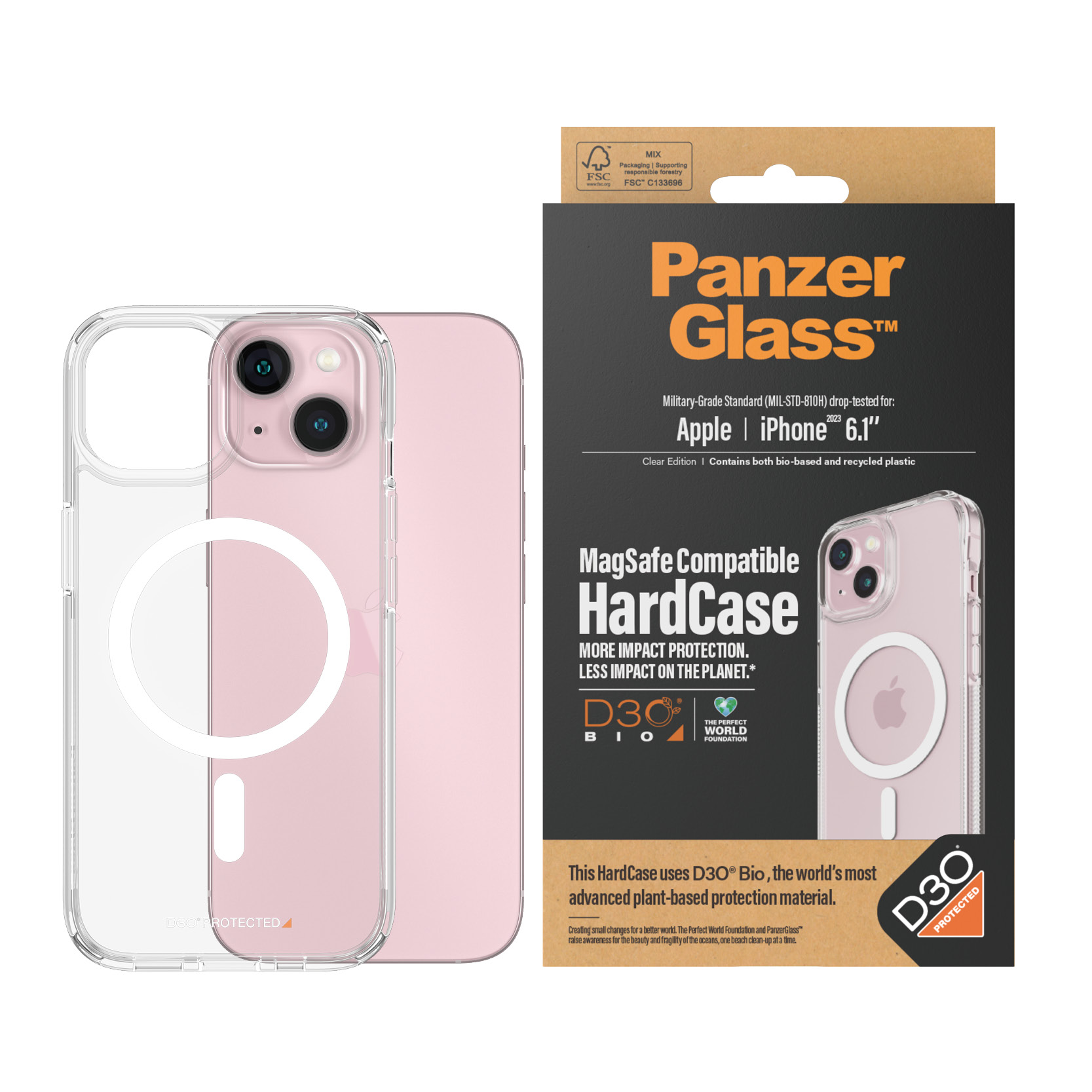 PanzerGlass iPhone 2023 6.1" - HardCase MagSafe with D3O