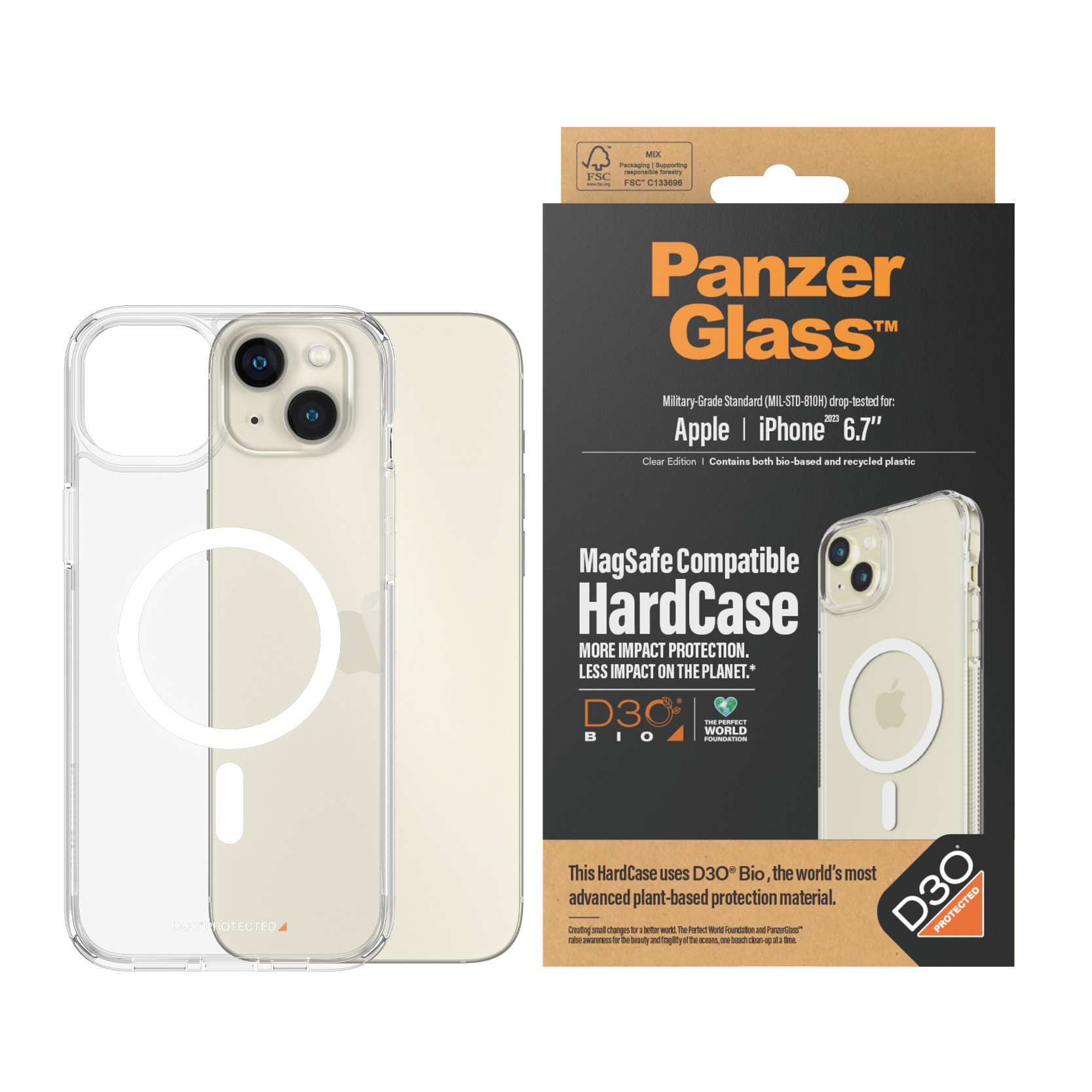 PanzerGlass iPhone 2023 6.7" - HardCase MagSafe with D3O