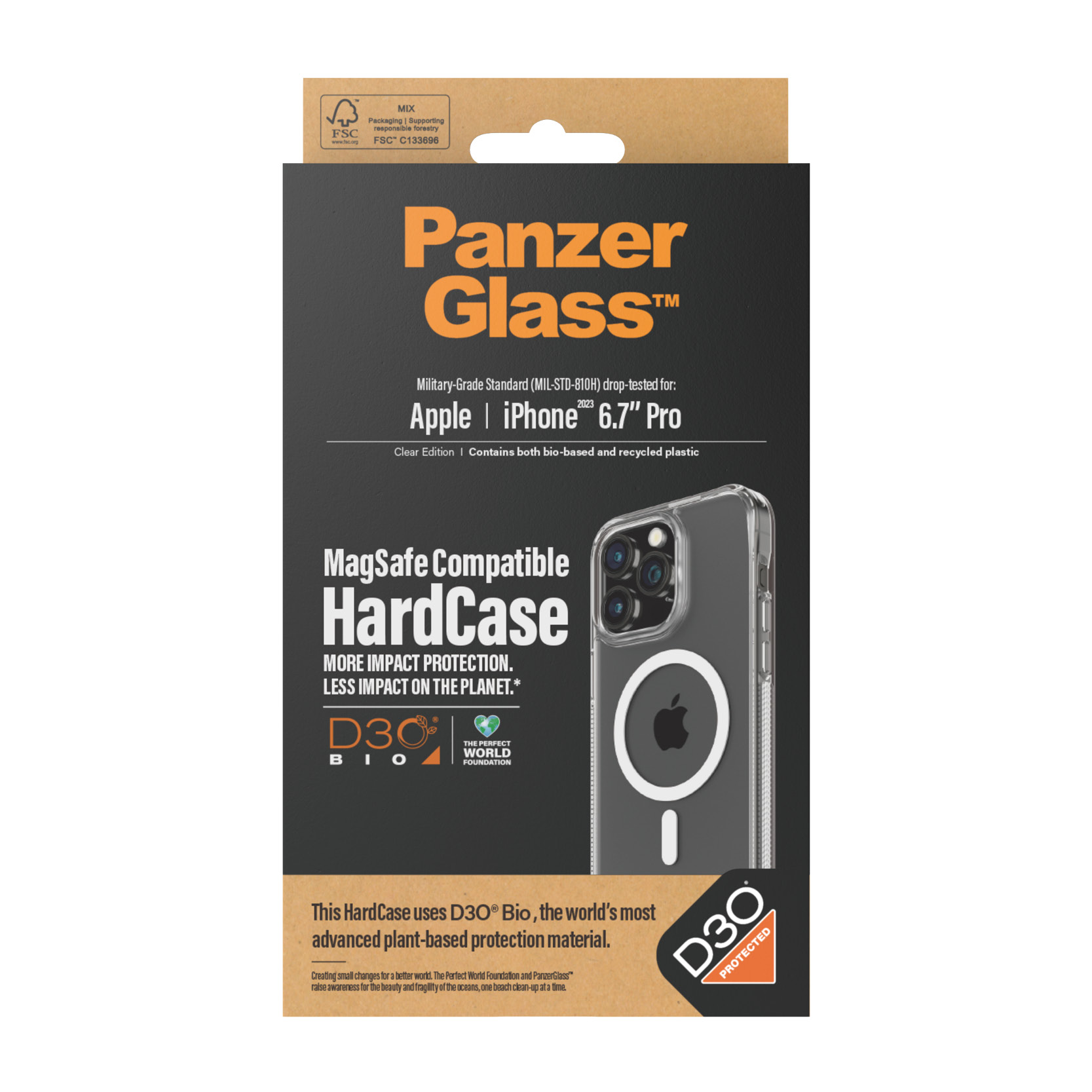PanzerGlass iPhone 2023 6.7" Pro Max - HardCase MagSafe with D3O