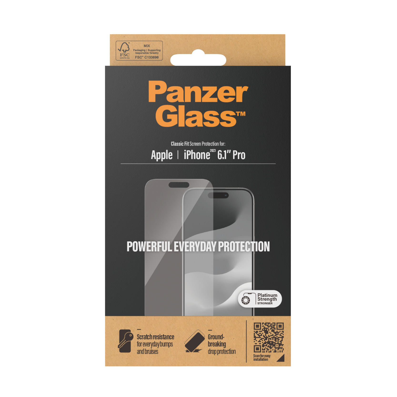 PanzerGlass iPhone 2023 6.1" Pro - Classic Fit