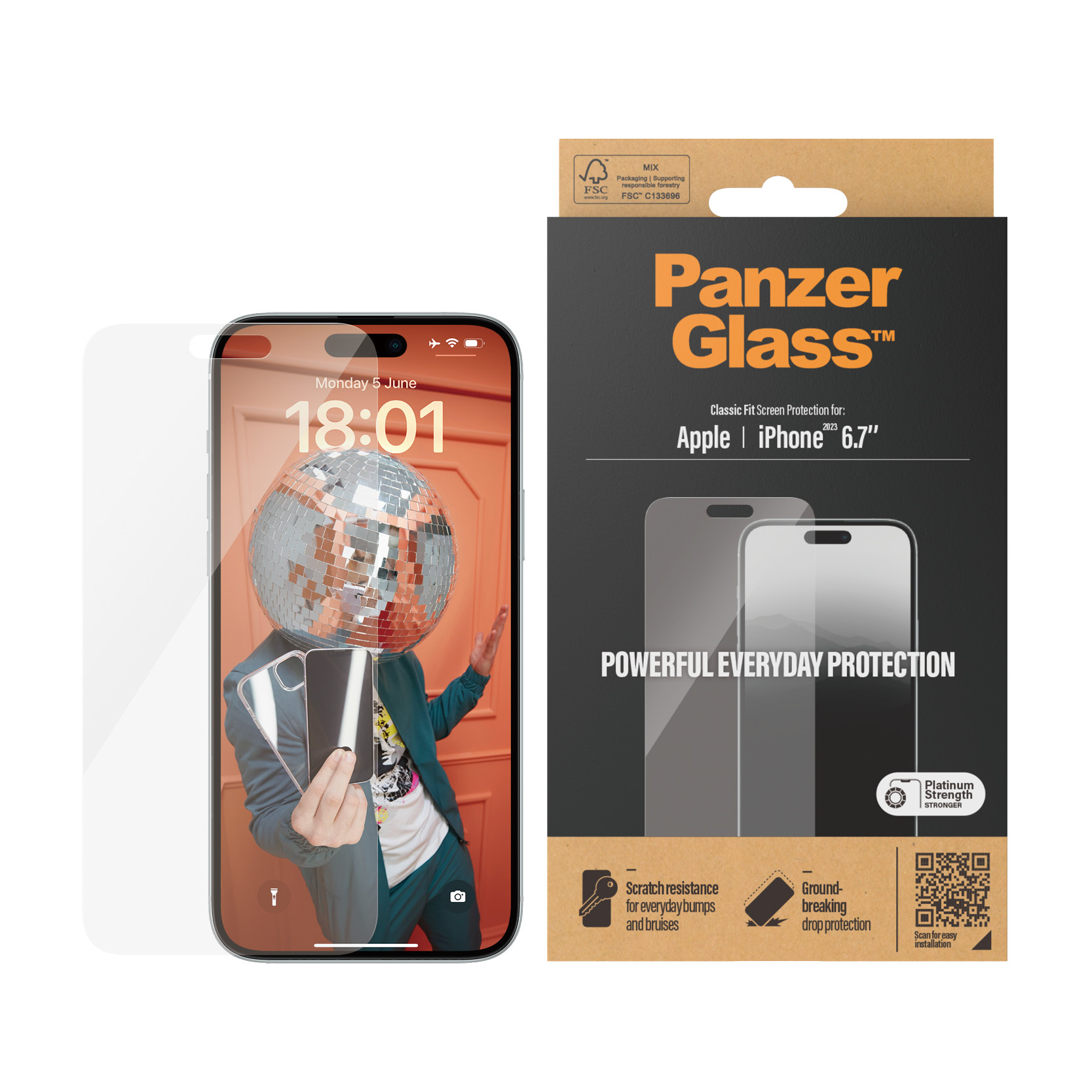 PanzerGlass iPhone 2023 6.7" - Classic Fit