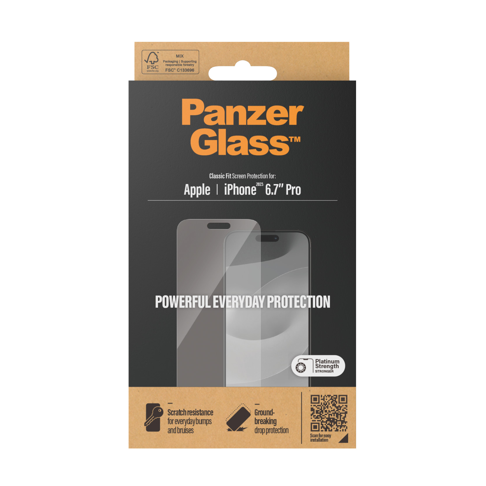 PanzerGlass iPhone 2023 6.7" Pro Max - Classic Fit