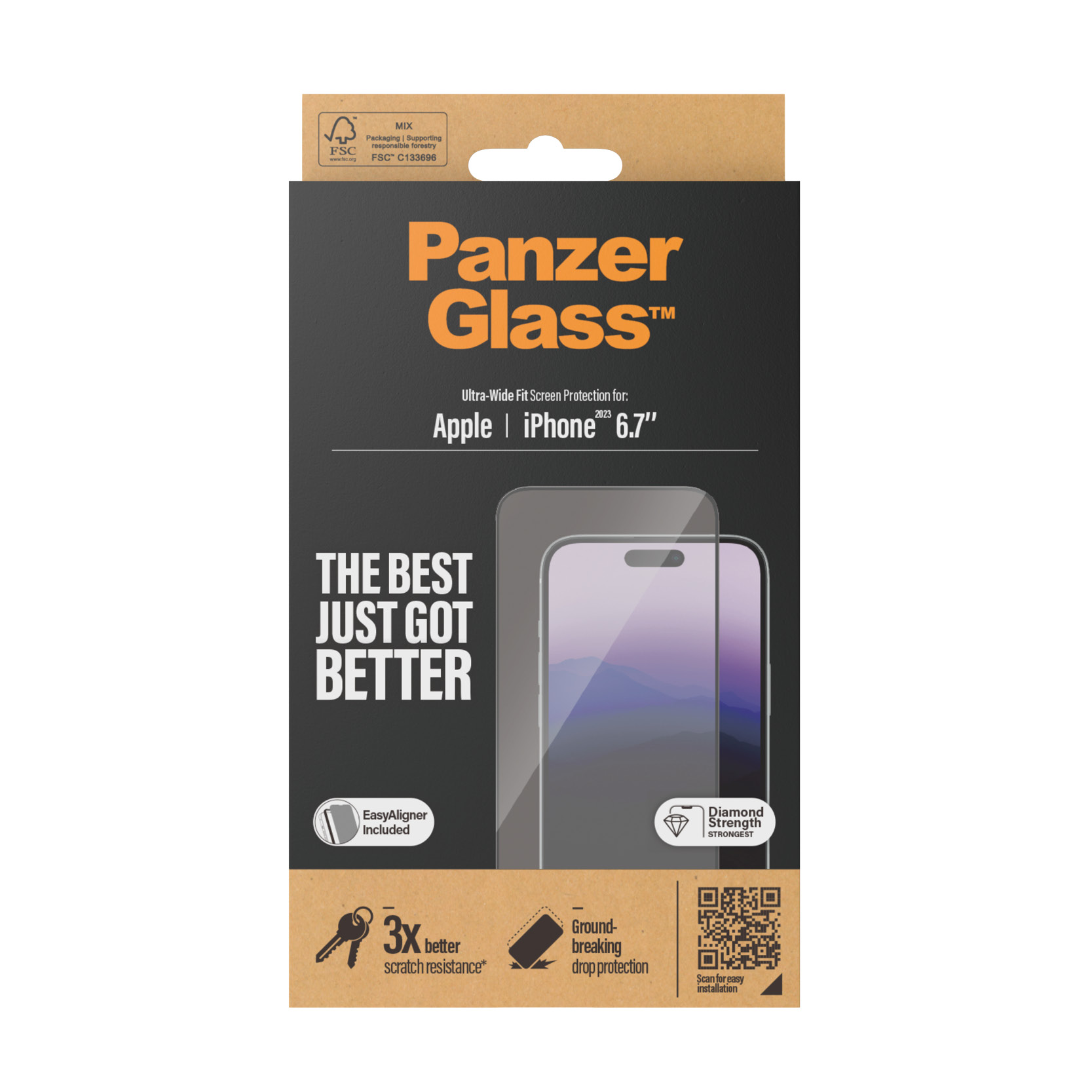 PanzerGlass iPhone 2023 6.7" - UWF - Clear