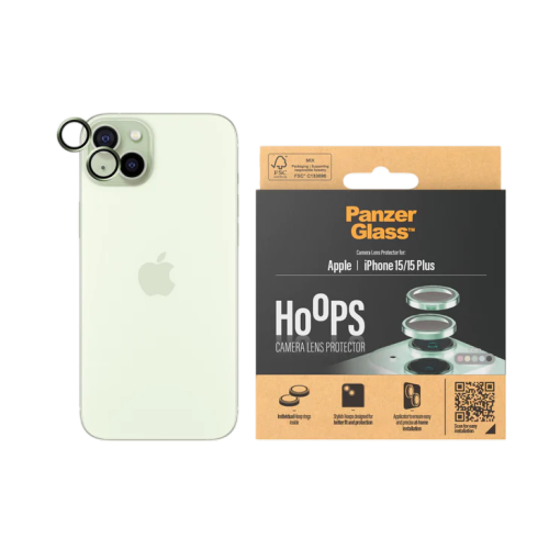 PanzerGlass iPhone 15/15 Plus Hoops Green – 1191
