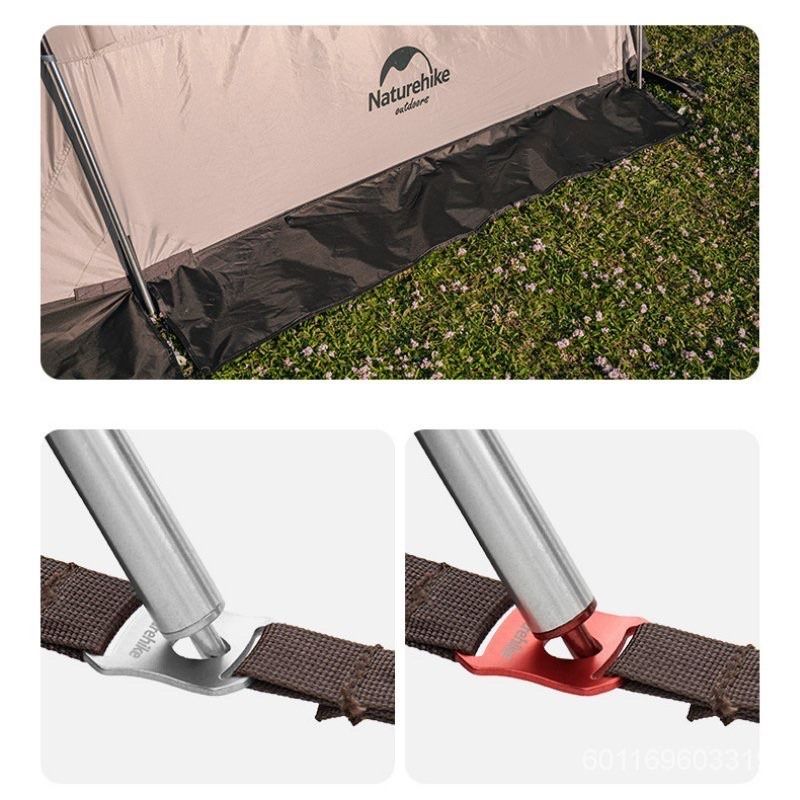Naturehike Cloud Vessel Tunnel Tent Quicksand Gold L (With Snow Skirt)