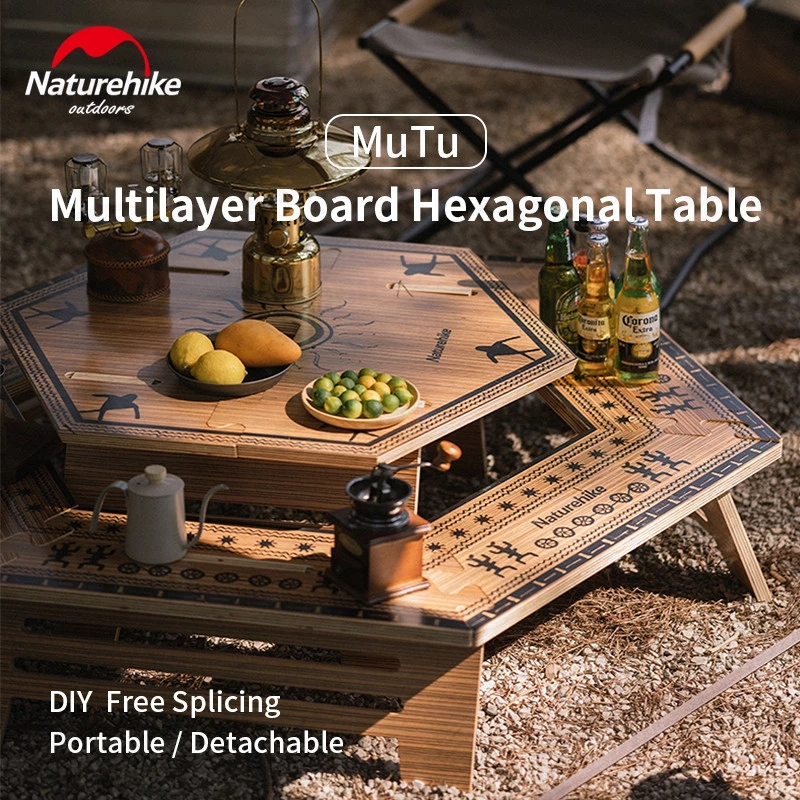 Naturehike Multi-layer Board Hexagon Table L Outer