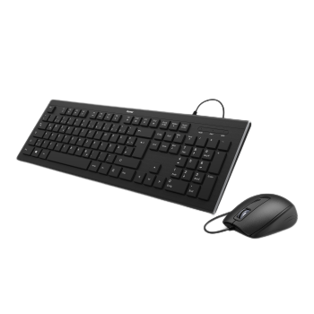 Hama Cabled Cortino Keyboard & Mouse Set