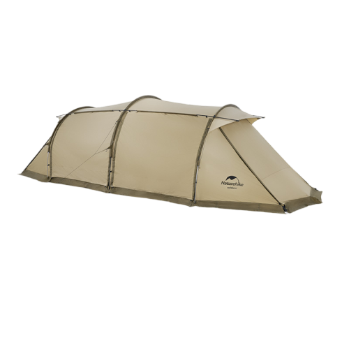 Naturehike UPF50+ Aries a Tunnel Tent For 4-6 Man(Without Tarp Pole) - Khaki