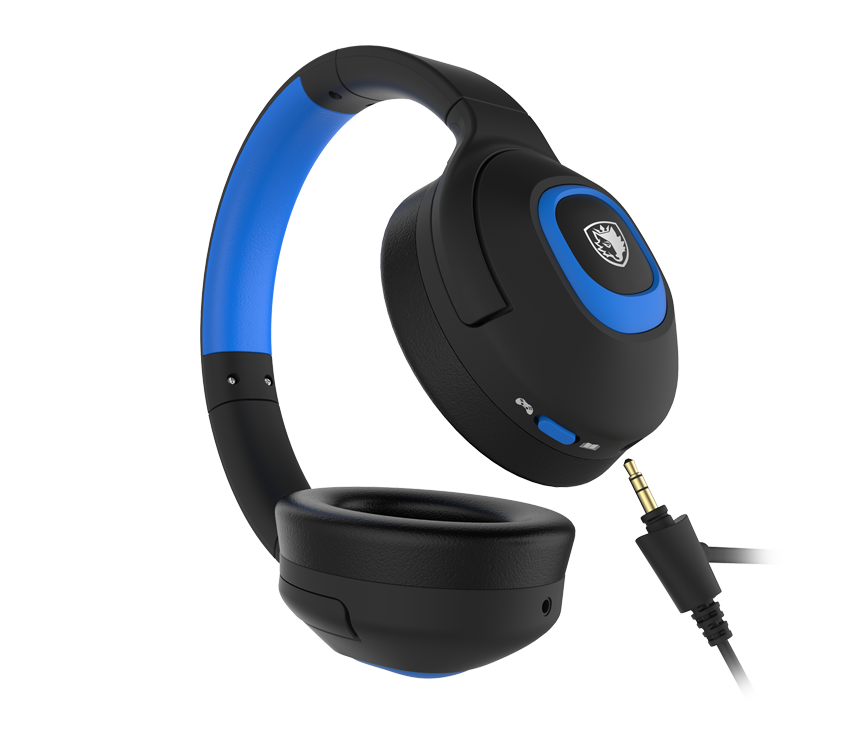Sades Shaman Gaming Headset SA-724 - Blue