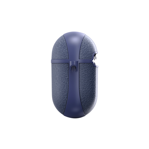 Wiwu Calfskin Genuine Leather Airpods Pro Case - Blue