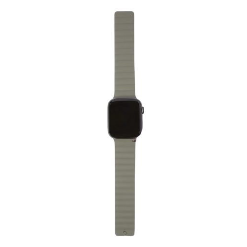 Decoded Apple Watch 49/45/44/42 mm Series 1-8/SE/Ultra Silicone Magnet Traction Strap Lite - Olive