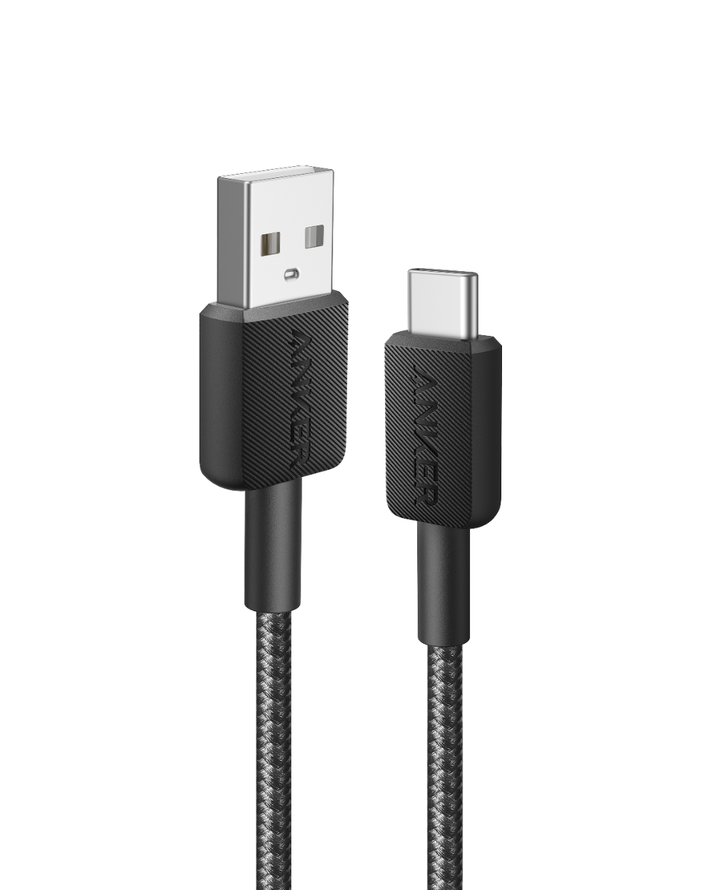 Anker 322 USB-A to USB-C Cable Braided (0.9m/3ft) -Black