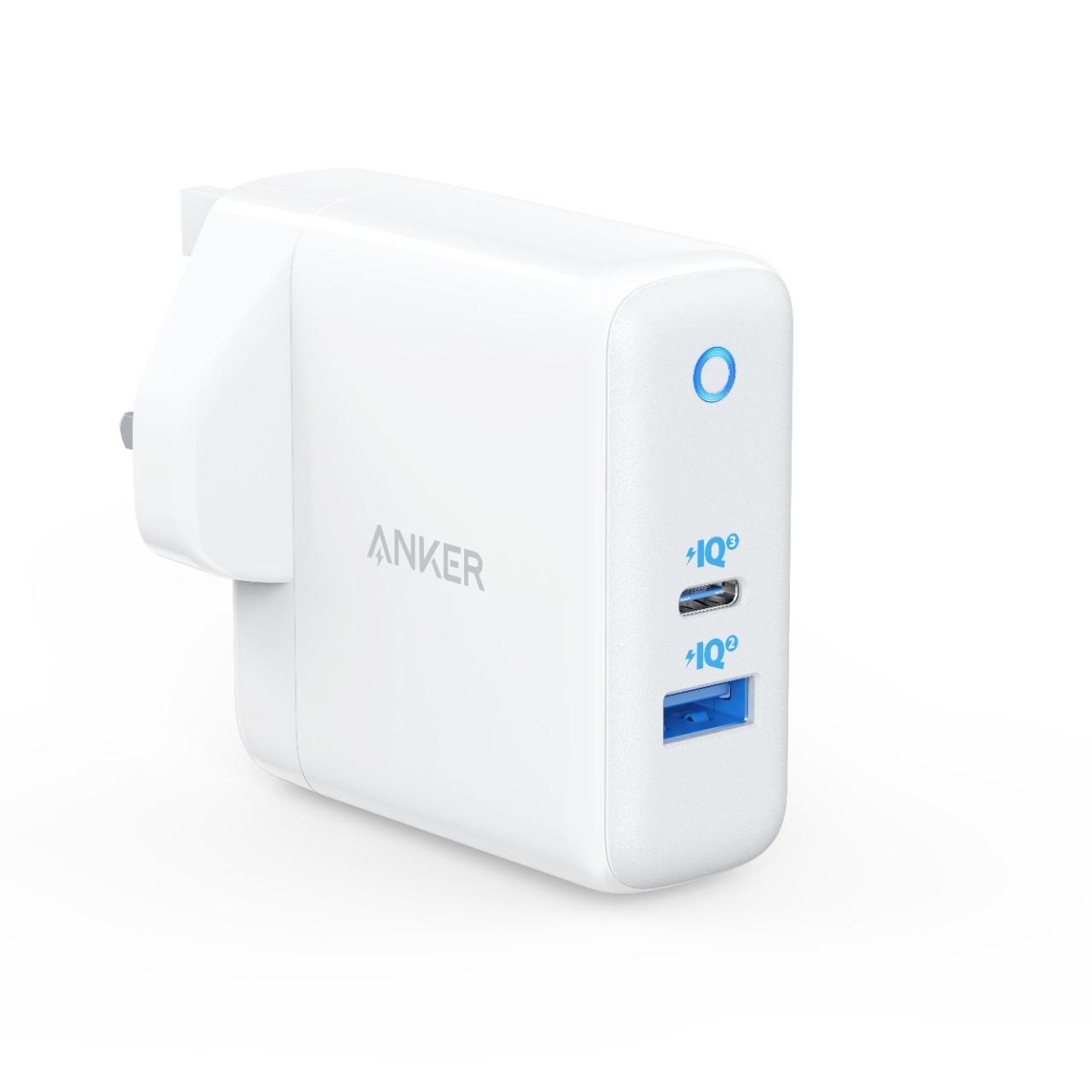 Anker PowerPort Atom III (Two Ports) with iQ 3.0  - White