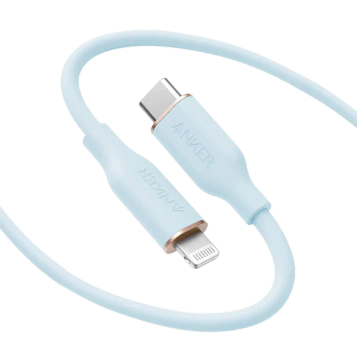 Anker PowerLine III Flow USB-C to Lightning (0.9m/3ft) -Blue
