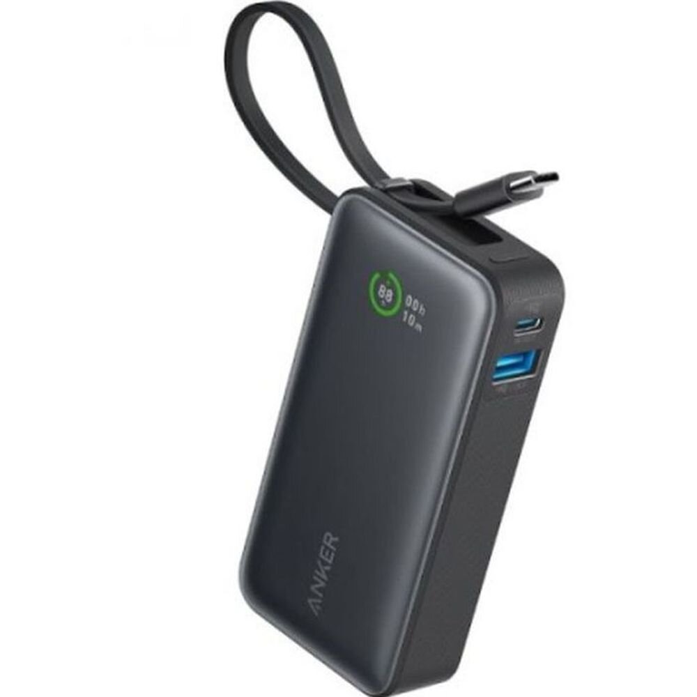 Anker 533 Power Bank (PowerCore 30W,Built-In USB-C Cable)