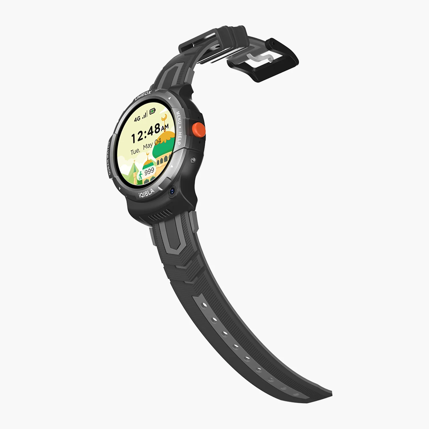 iQibla Qwatch K1s Kids Smart watch - Black