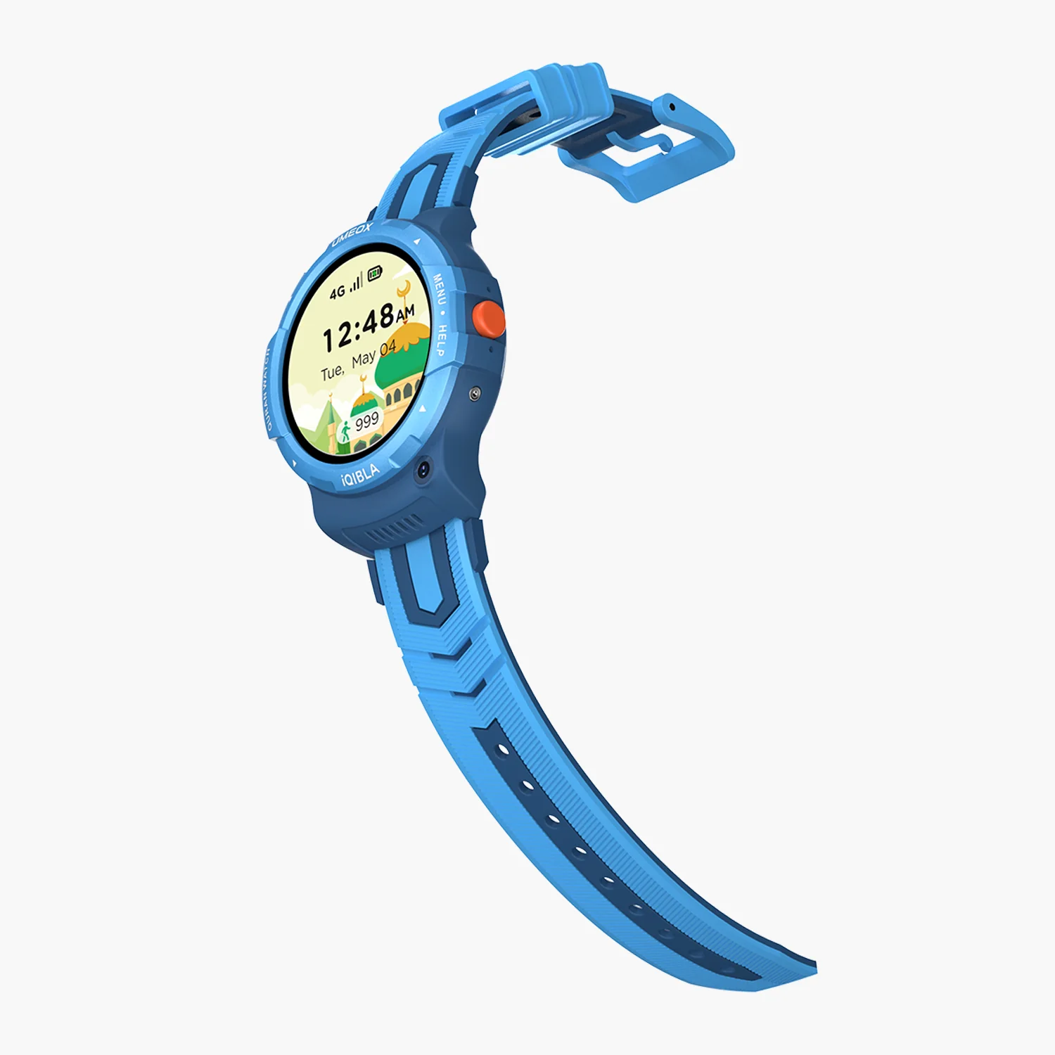 iQibla Qwatch K1s Kids Smart watch - Blue