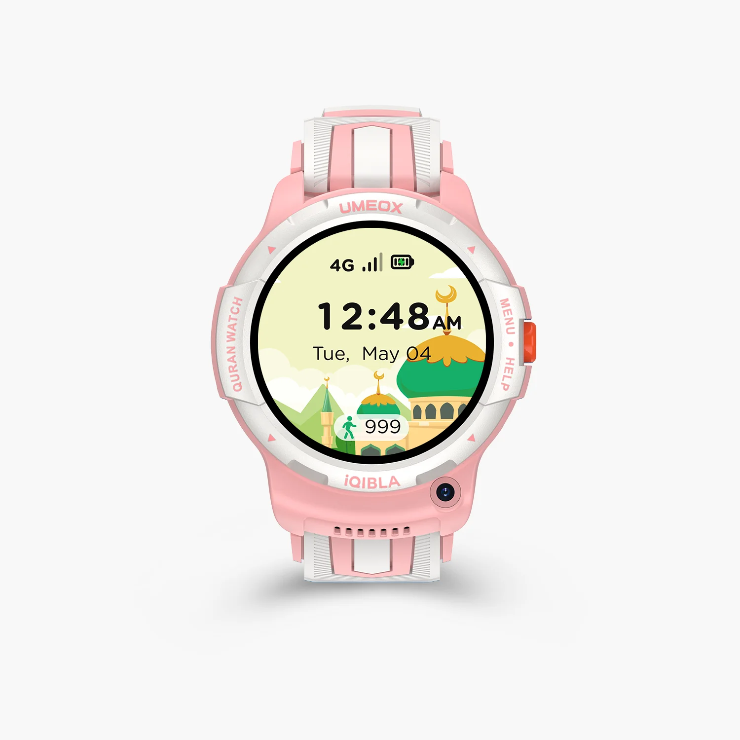 iQibla Qwatch K1s Kids Smart watch - Pink