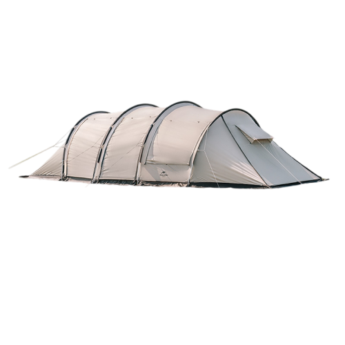 Naturehike Cloud Vessel Tunnel Tent Quicksand Gold L (With Snow Skirt)