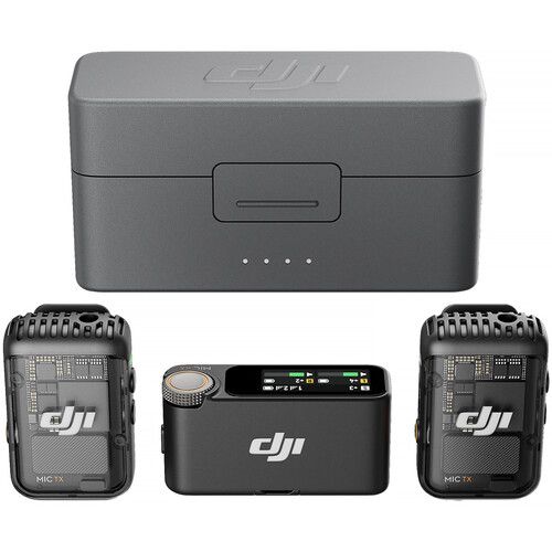 DJI Mic 2 Full Kit - (2 TX + 1 RX + Charging Case)