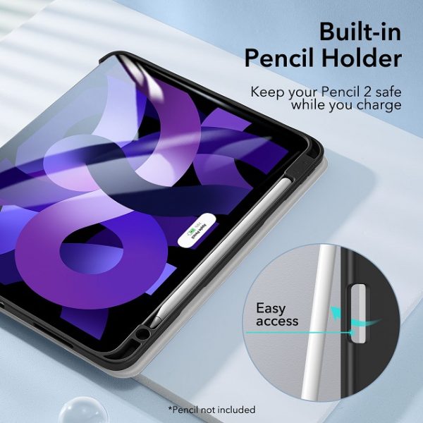 ESR iPad Air 5/4 Rebound Pencil Case (Silver Gray)