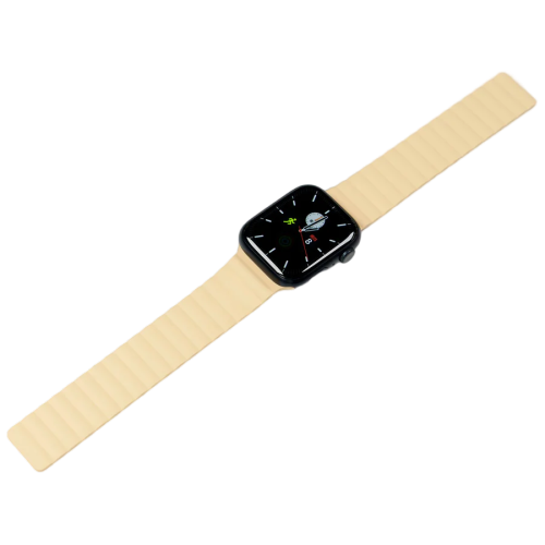 Torrii Saturn Silicone Magnetic Apple Watch Band for Ultra 49/ 45/ 44 /42 Mm  – Cream