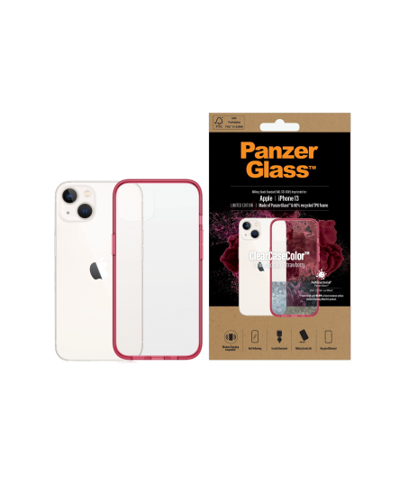 PanzerGlass ClearCase for Apple iPhone 13 Strawberry AB - 0335