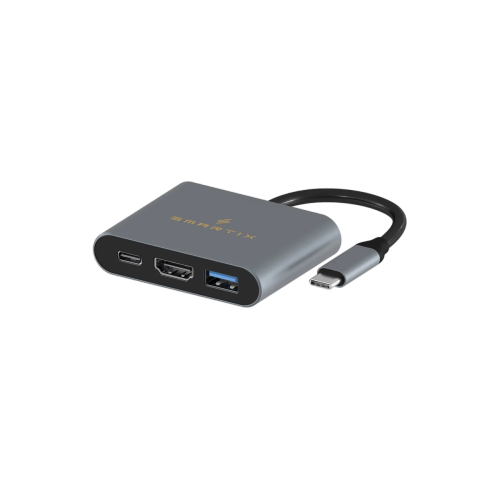 Smart Premium 3 in 1 Hub (USB-C) Cable