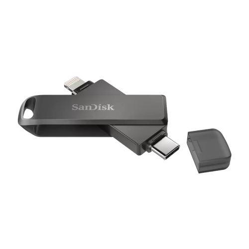SANDISK IXPAND FLASH DRIVE LUXE 128GB - USB-C + LIGHTNING 