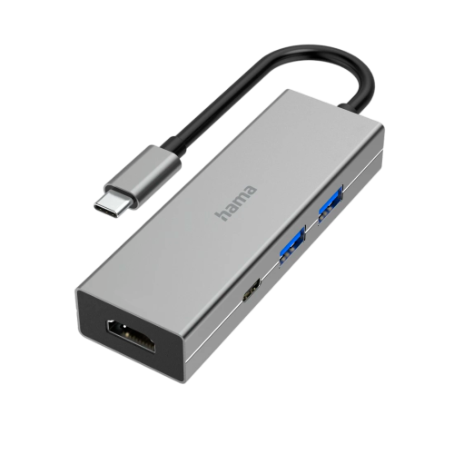 Hama 4-in-1 USB-C Hub, 3 x USB-A, HDMI