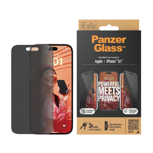 PanzerGlass iPhone 15 6.1" -UWF - Privacy