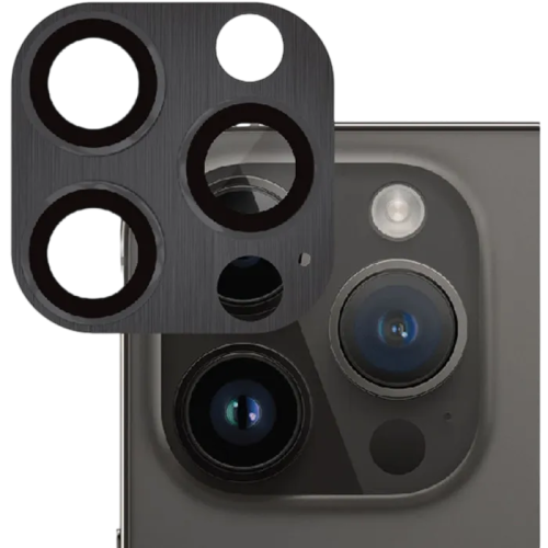 Smartix Premium Aluminium Camera Glass for Iphone 14 Pro/Pro Max- Black