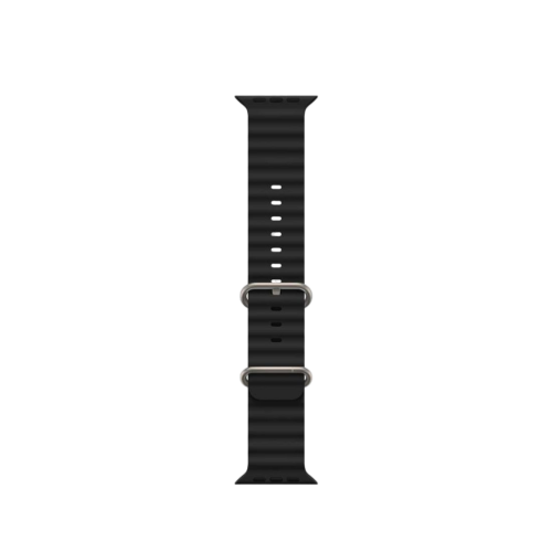 Smartix Premium Silicone Band For Apple Watch 49/45/44/42mm Black