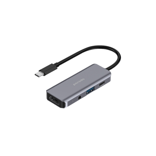 Porodo 4in1 HDMI 4K USB-C Hub
