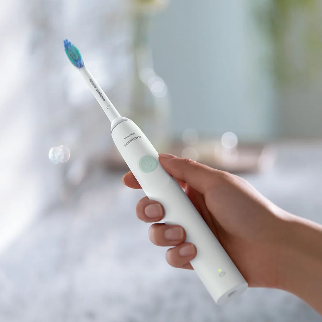 Philips 1100 Series Sonic Electric Toothbrush White