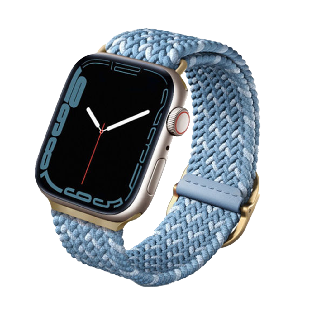 Uniq Aspen Designer Edition Braided Apple Watch Strap 41/40/38mm - Cerulean Blue