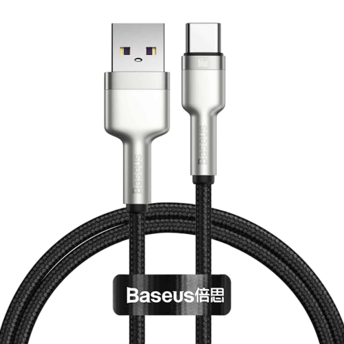 Baseus Cafule Series Metal Data Cable USB to Type-C 66W 1m Black