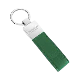 Michael Louis Pebbled Leather Holder Classic Key-Green