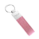 Michael Louis Pebbled Leather Holder Classic Key-Pink