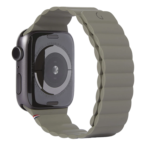 Decoded Apple Watch 49/45/44/42 mm Series 1-8/SE/Ultra Silicone Magnet Traction Strap Lite - Olive