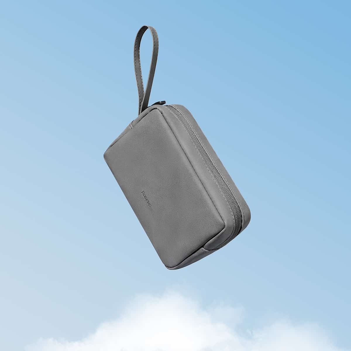 حقيبة تخزين من سلسلة إيزي جورني من بيزوس - اللون الرمادي الداكن.