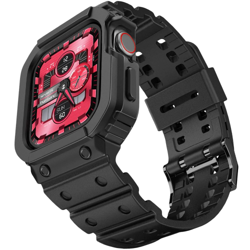 Amband Moving Fortress - Sport Series Apple Watch Band - 42/44 - Black