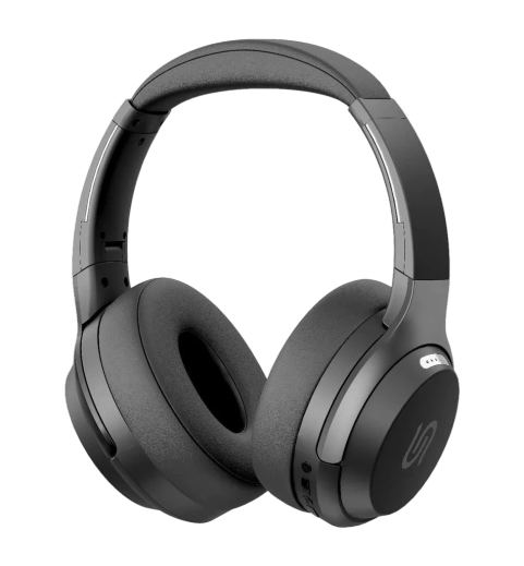 Soundtec By Porodo HUSH Wireless ANC Headphone Eliminate Exterior Noise and Immerse in Tranquility - Black