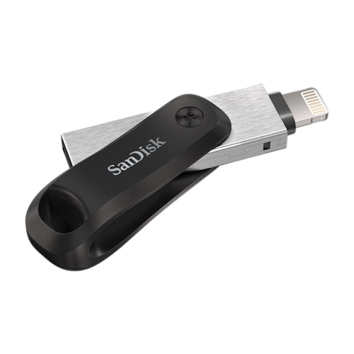محرك الأقراص المحمول SanDisk iXpand Go سعة 128 جيجابايت - USB3.0 + لايتننج - لأجهزة iPhone و iPad
