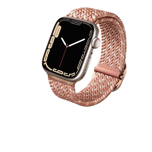Uniq Aspen Designer Edition Braided Apple Watch Strap 41/40/38mm Citrus Pink